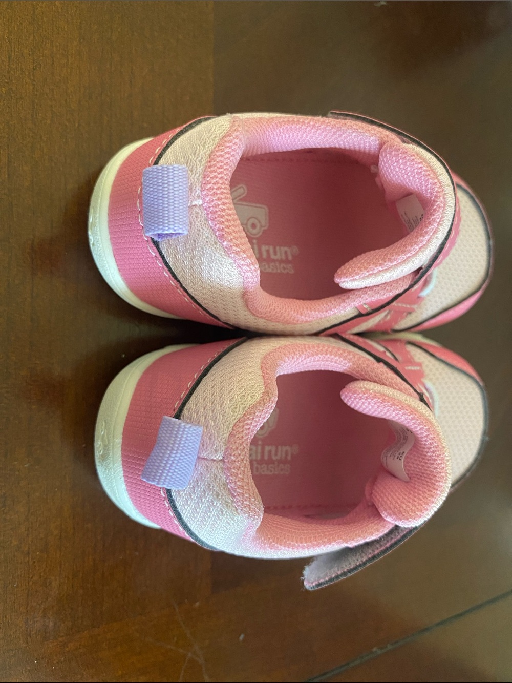 See Kai Run Pink and White Toddler Sneakers, size 6 - Picture 3 of 4